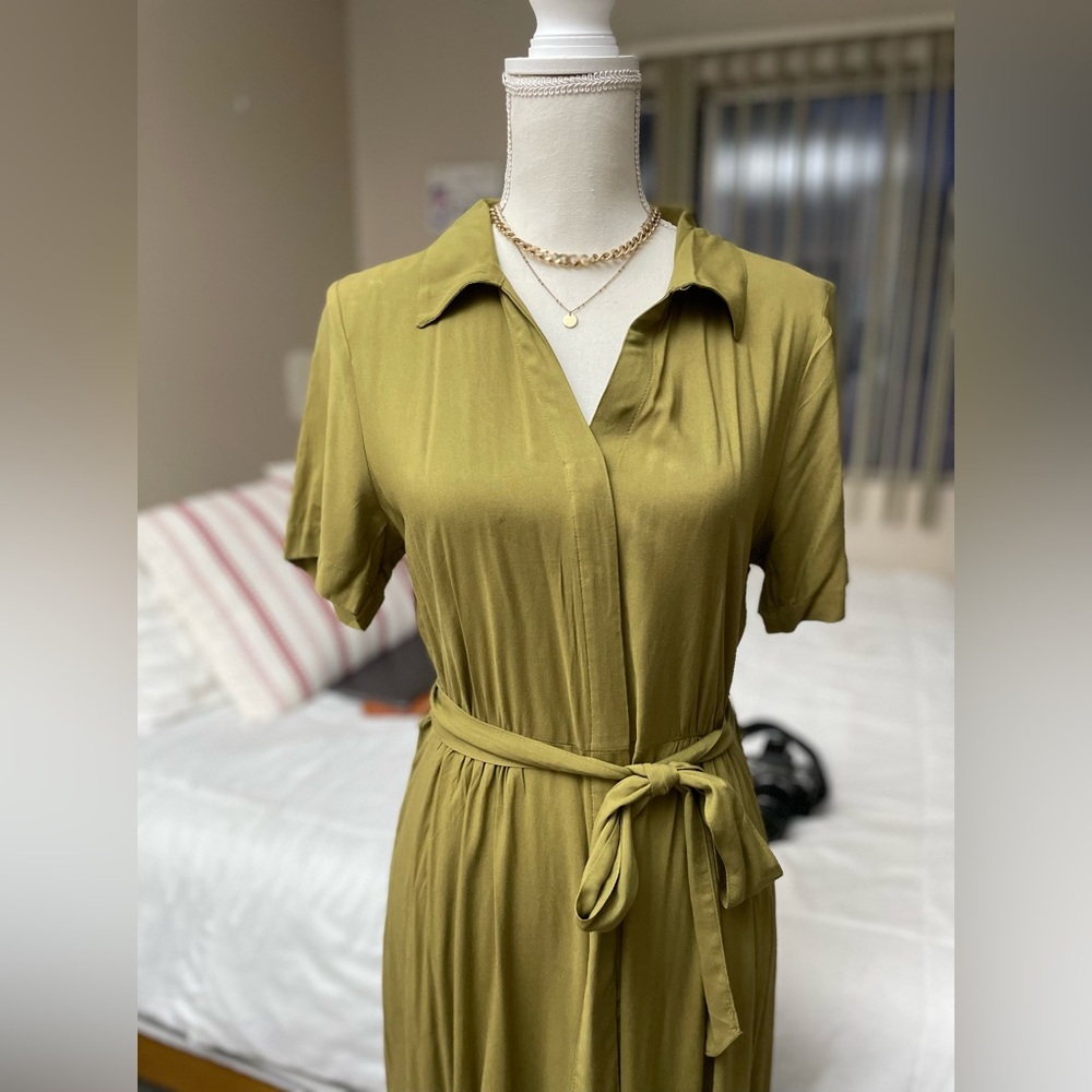 Olive long dress